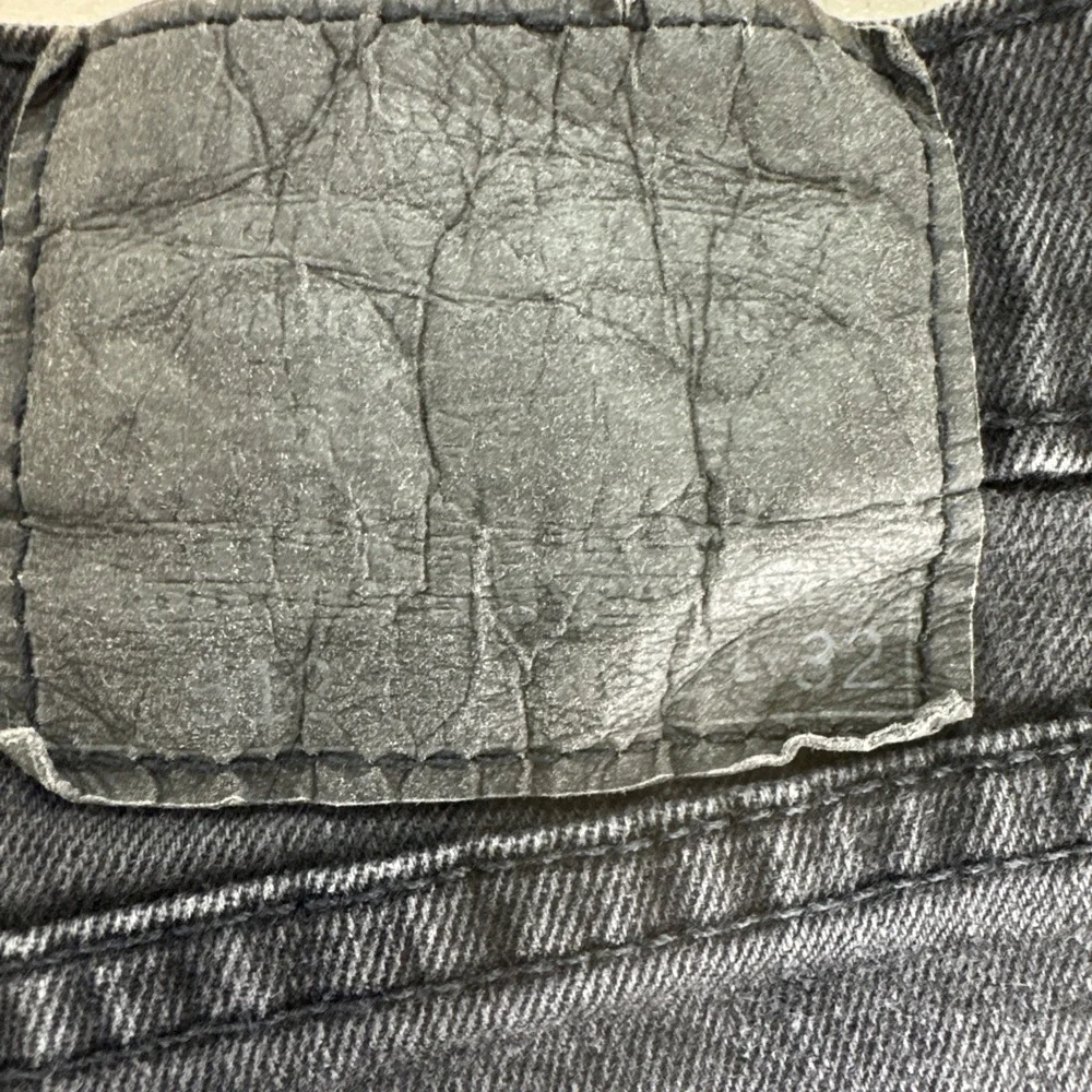 Levis 512 Jeans Mens Sz 32x32 (30x29) Black Slim Distressed Grunge Stretch Denim